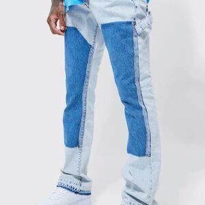 Men's Two-Tone Blue Jeans